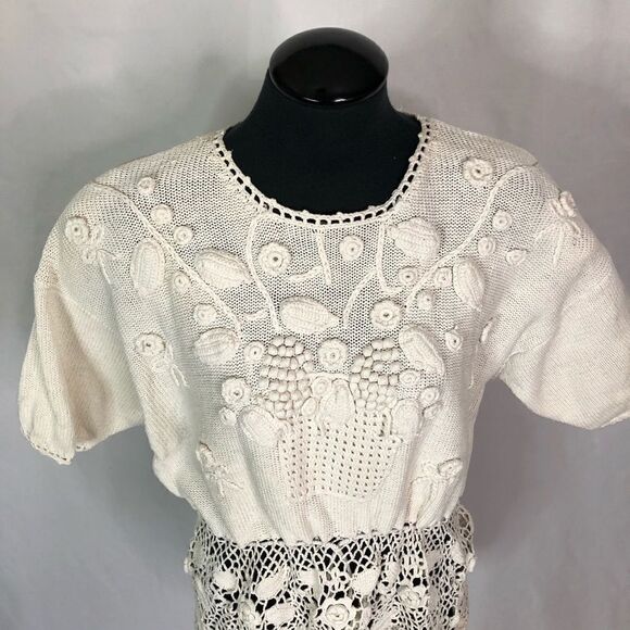 Vintage Shenanigans Cottage Core Knit Sweater - Women’s L - Picture 5 of 7